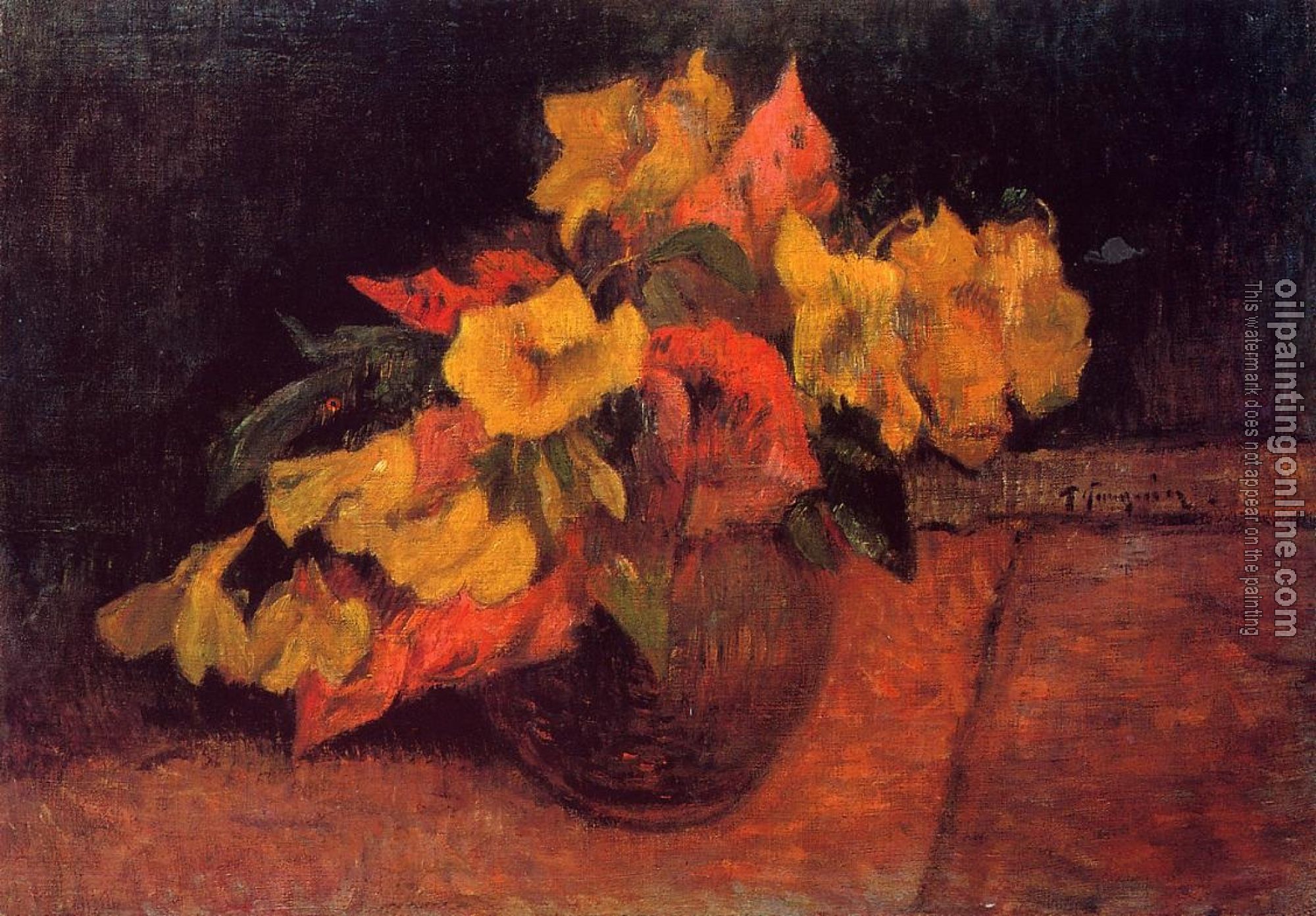 Gauguin, Paul - Evening Primroses in a Vase